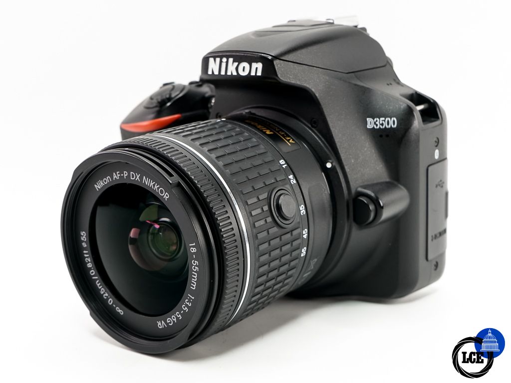 Nikon D3500 + AF-P 18-55mm F3.5-5.6G DX VR * BOXED * Nikon D3500 + AF-P 18-55mm F3.5-5.6G DX VR * BOXED *