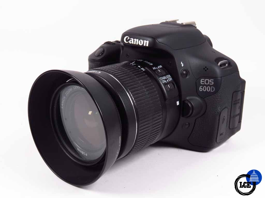 Canon EOS 600D c/w 18-55mm