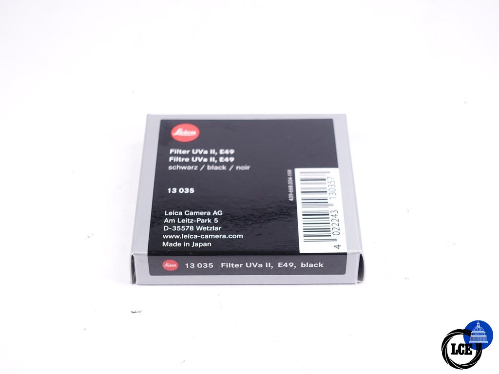Leica UVa Filter II 49mm black
