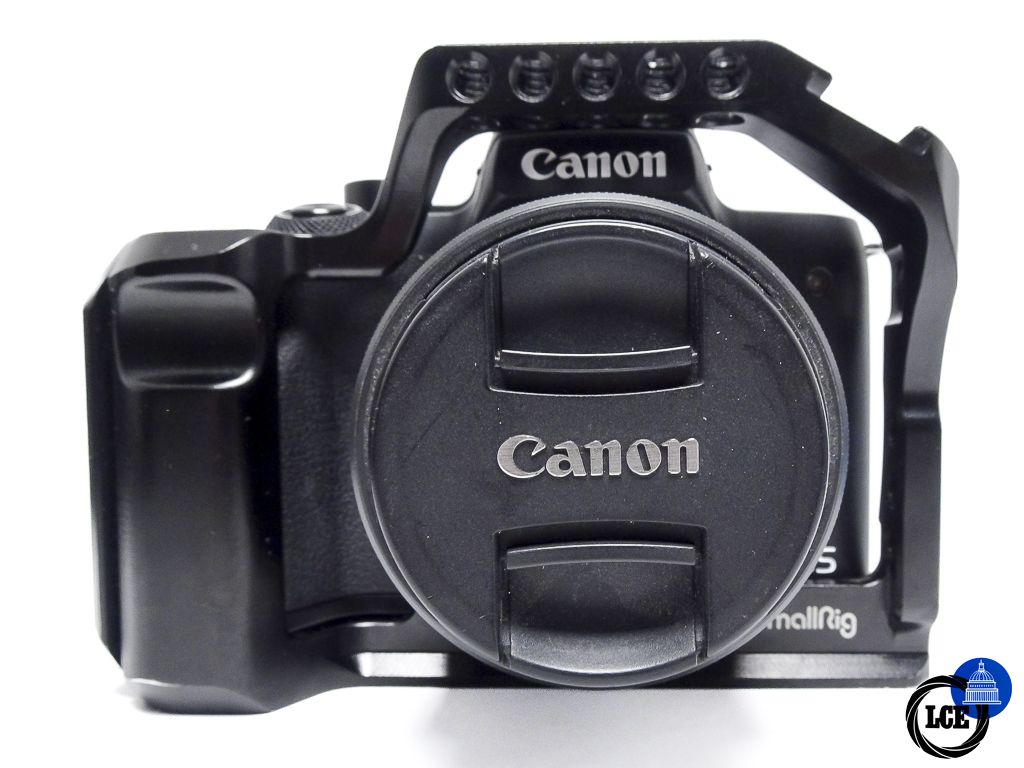 Canon EOS M50 II + EF-M 15-45mm f/3.5 IS STM + Smallrig Cage