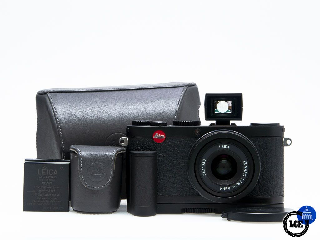 Leica X1 + Grip + Case + Viewfinder