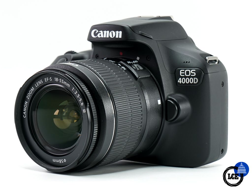Canon EOS 4000D + 18-55mm F3.5-5.6 III