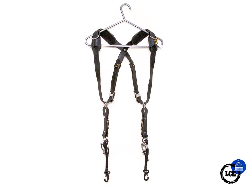 Miscellaneous Holdfast Moneymaker Small Skinny Black Water Buffalo Leather Camera Harness