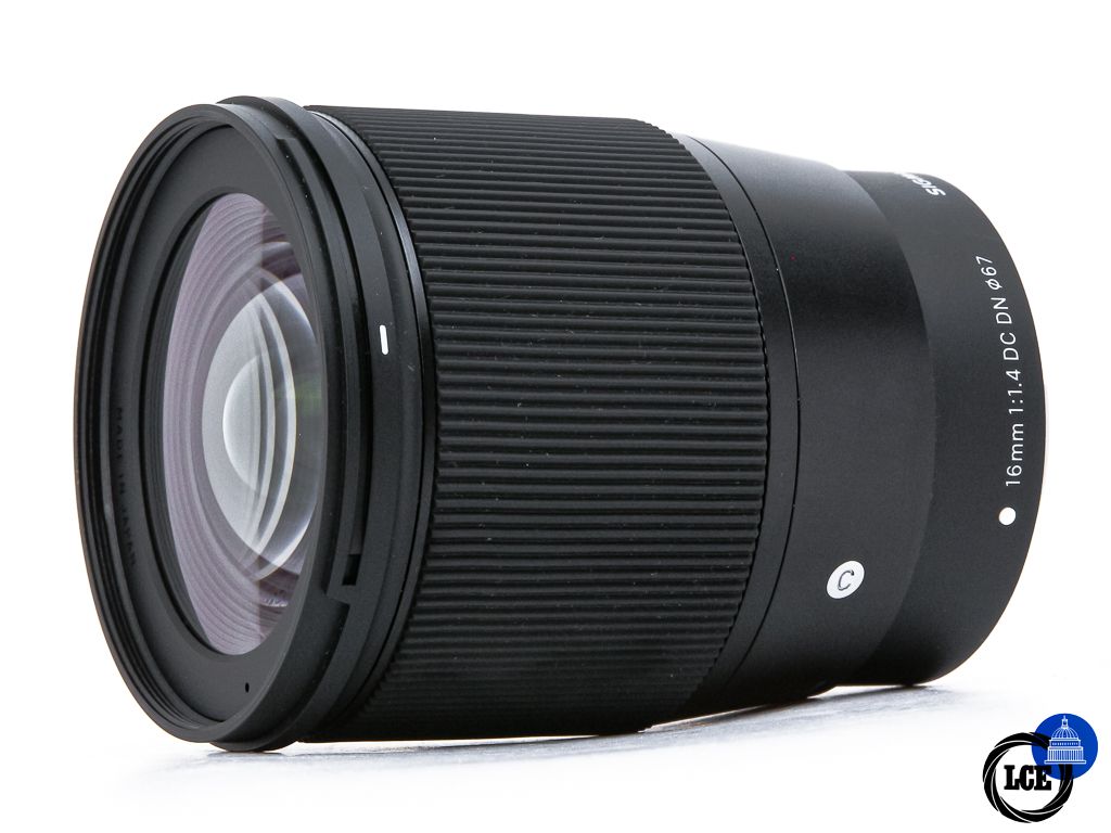 Sigma 16mm f1.4 DC DN 'C' Canon EF-M Mount Sigma 16mm f1.4 DC DN 'C' Canon EF-M Mount