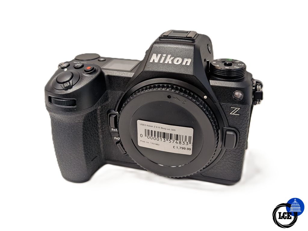 Nikon Z 6 III Body - Low 500 Shutter Count! Nikon Z 6 III Body - Low 500 Shutter Count!