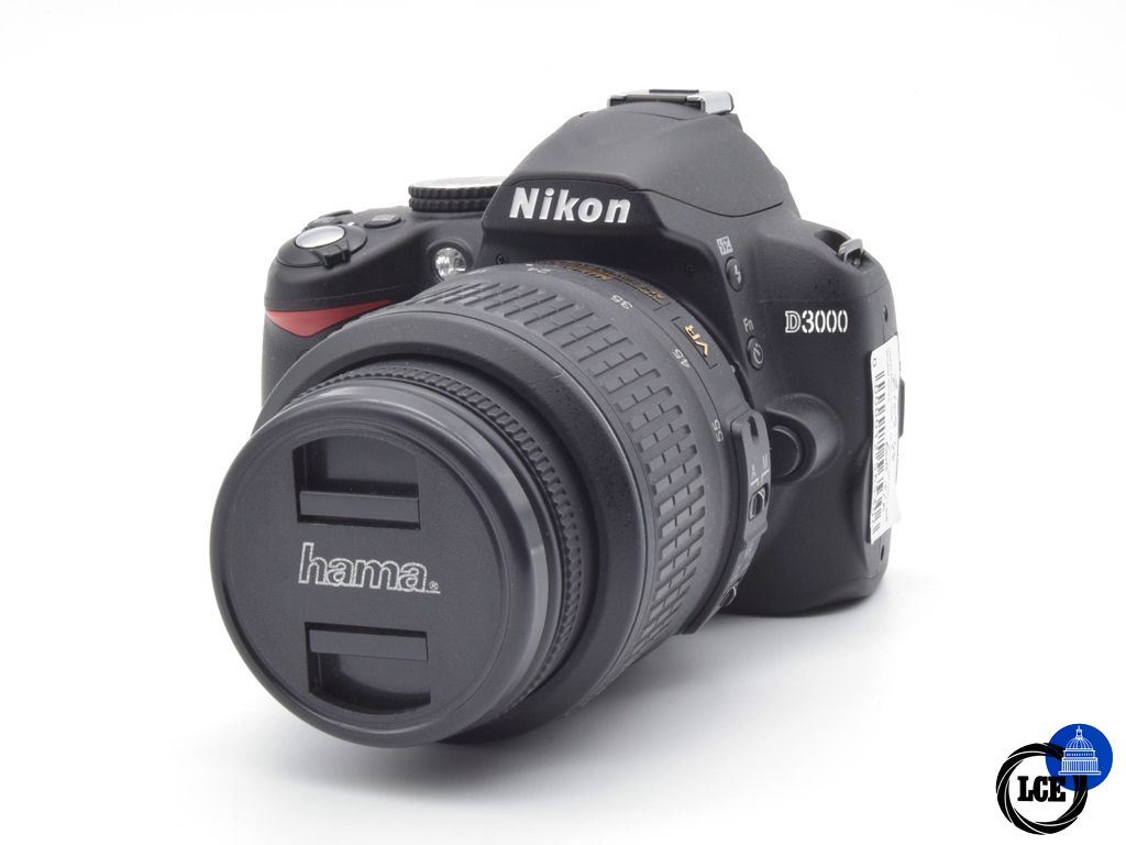 Nikon D3000 + AF-S 18-55mm f/3.5-5.6G VR DX (VERY LOW SHUTTER COUNT ONLY 606! Nikon D3000 + AF-S 18-55mm f/3.5-5.6G VR DX (VERY LOW SHUTTER COUNT ONLY 606!