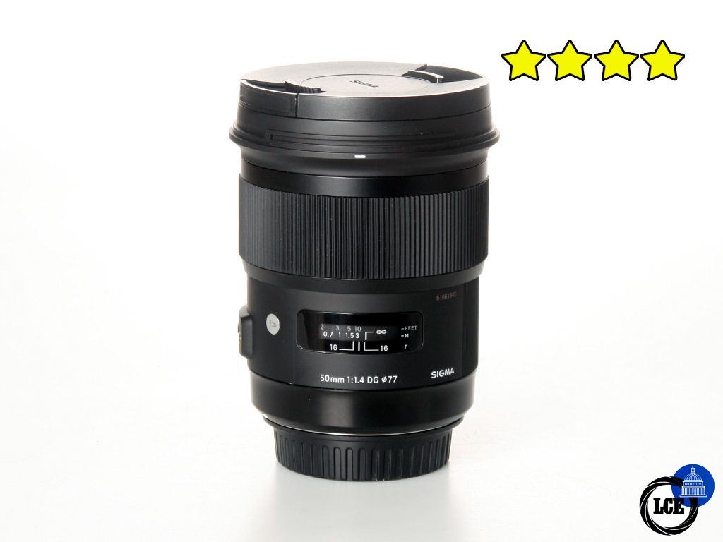 Sigma 50mm F1.4 DG HSM Art - Canon Fit (with Hood)