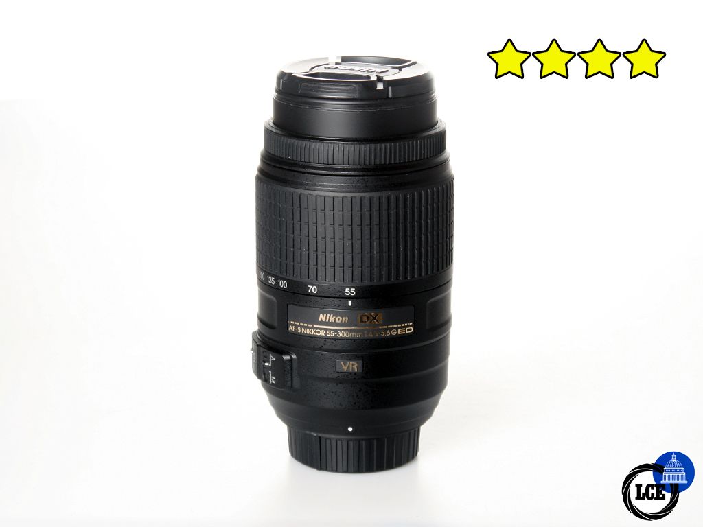 Nikon 55-300mm f4.5-5.6 G ED VR DX AF-S (with Hood)