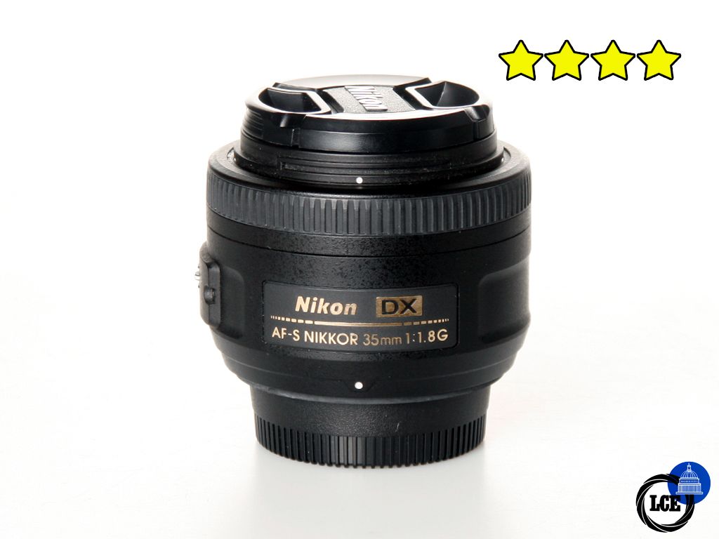 Nikon 35mm f/1.8 G AF-S DX (with Hood)