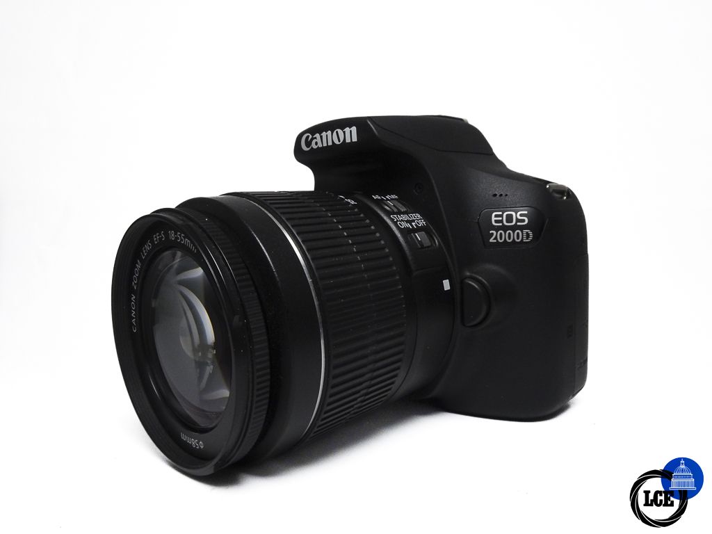 Canon EOS 2000D + 18-55mm f/3.5-5.6 IS II