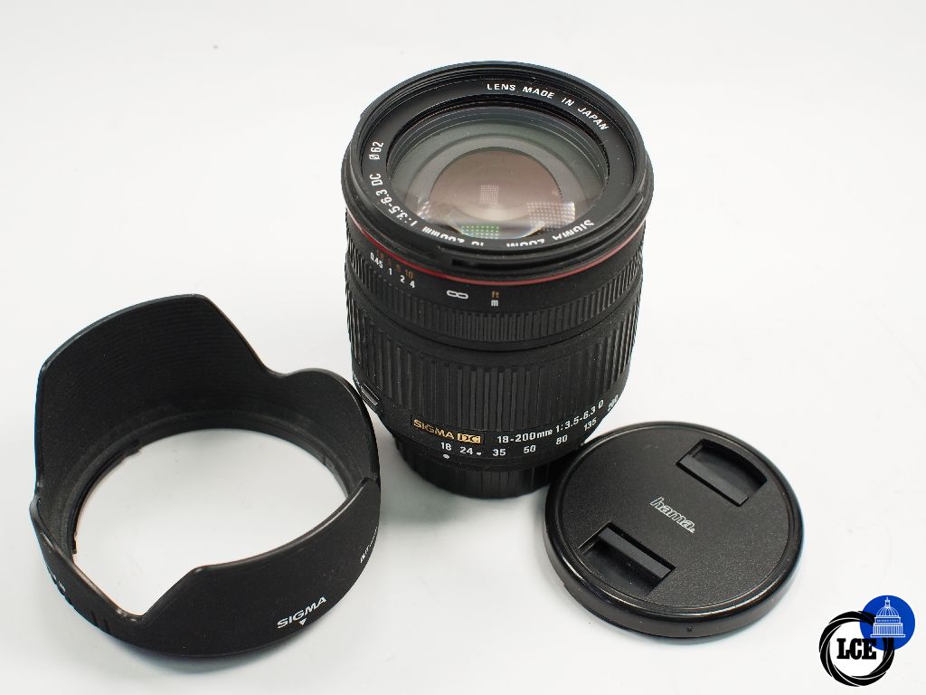 Sigma DX 18-200mm f3.5-6.3D (non HSM)