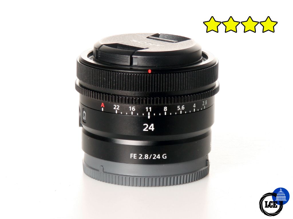 Sony FE 24mm f2.8 G (BOXED) with Hood Sony FE 24mm f2.8 G (BOXED) with Hood