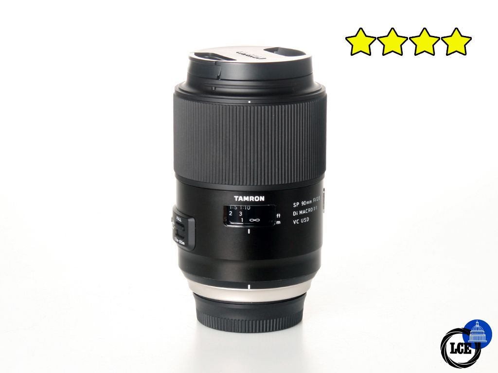 Tamron 90mm f2.8 Di Macro 1:1 VC USD SP - Nikon AF fit (BOXED) with Hood Tamron 90mm f2.8 Di Macro 1:1 VC USD SP - Nikon AF fit (BOXED) with Hood