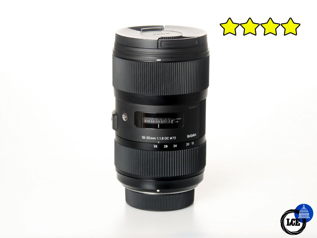 Sigma 18-35mm F1.8 DC HSM Art - Nikon Fit (BOXED) with Hood