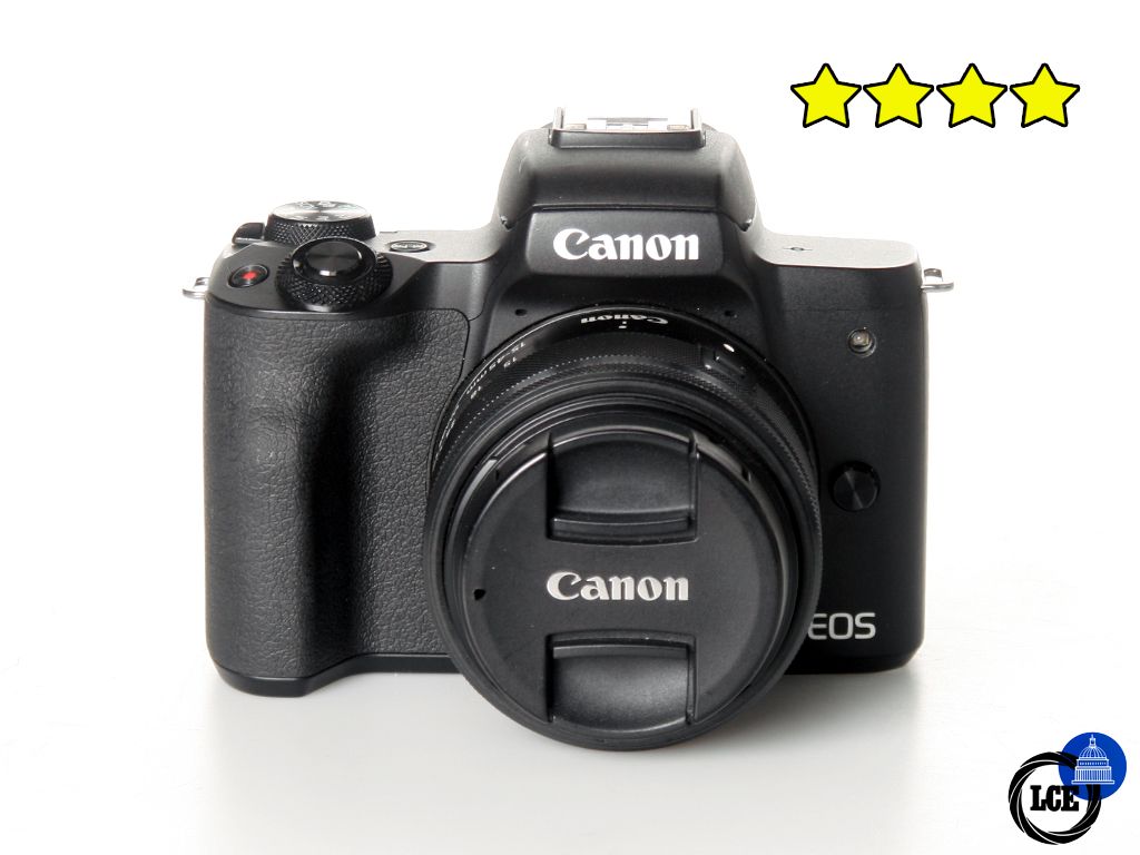 Canon EOS M50+15-45mm IS STM (BOXED) Low Shutter Count 7k