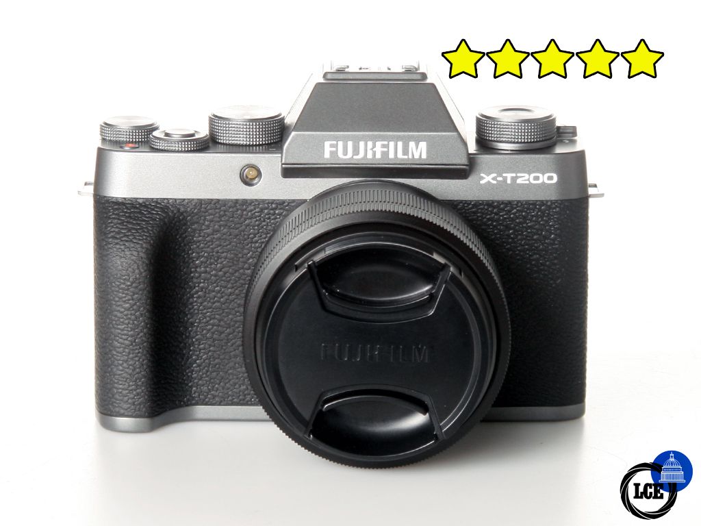 FujiFilm X-T200+XC15-45mm PZ Dark Silver (BOXED)
