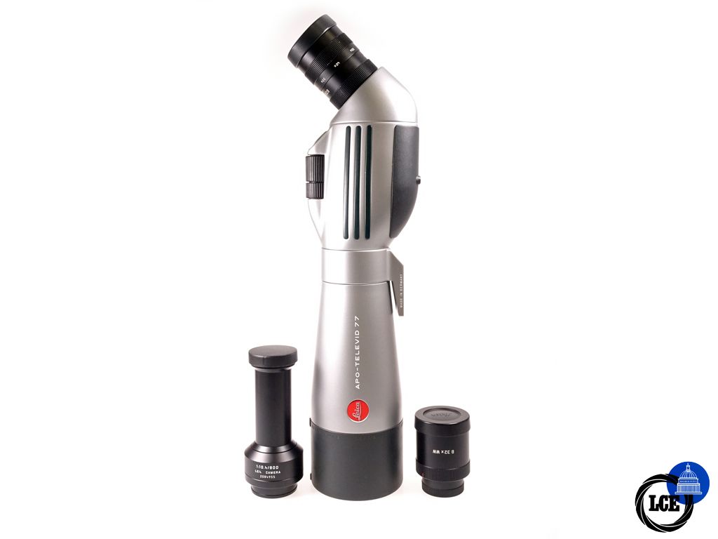 Leica APO-Televid 77 angled + 20-60x + 32x WW + Camera Adapter + Case