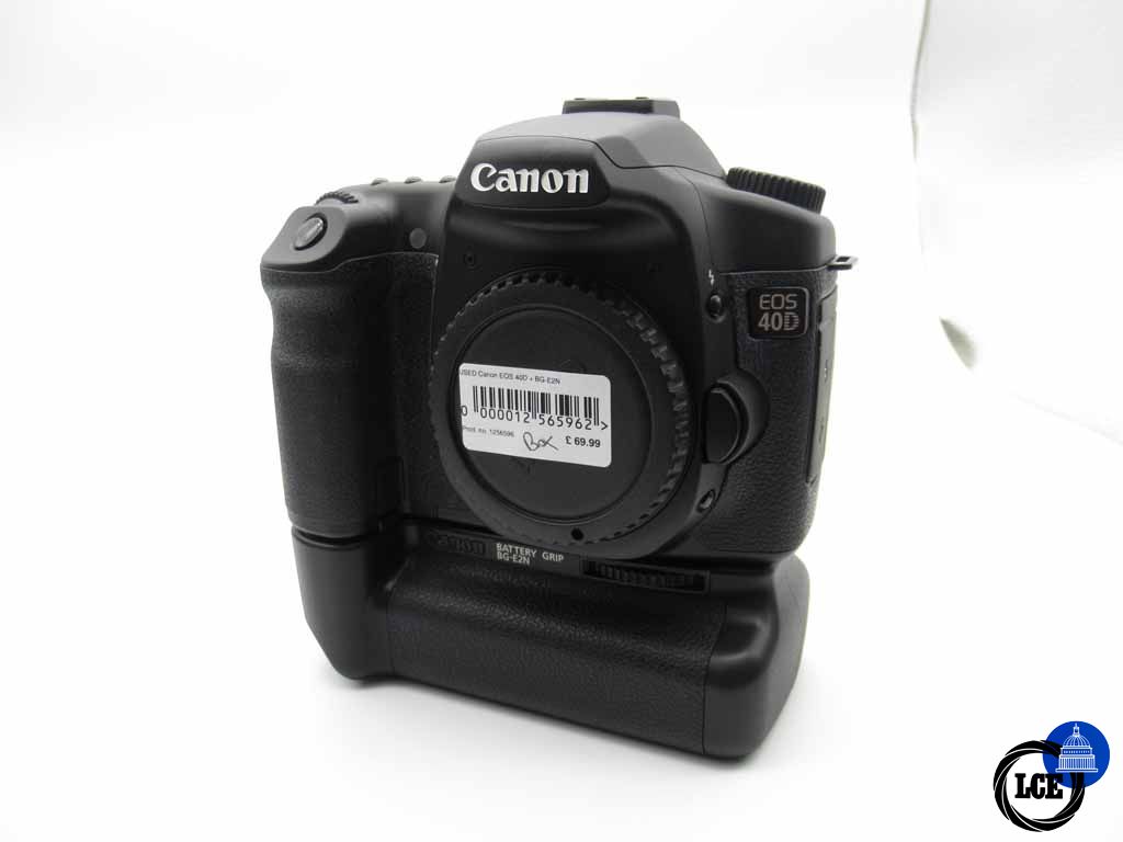 Canon EOS 40D with BG-E2N Boxed