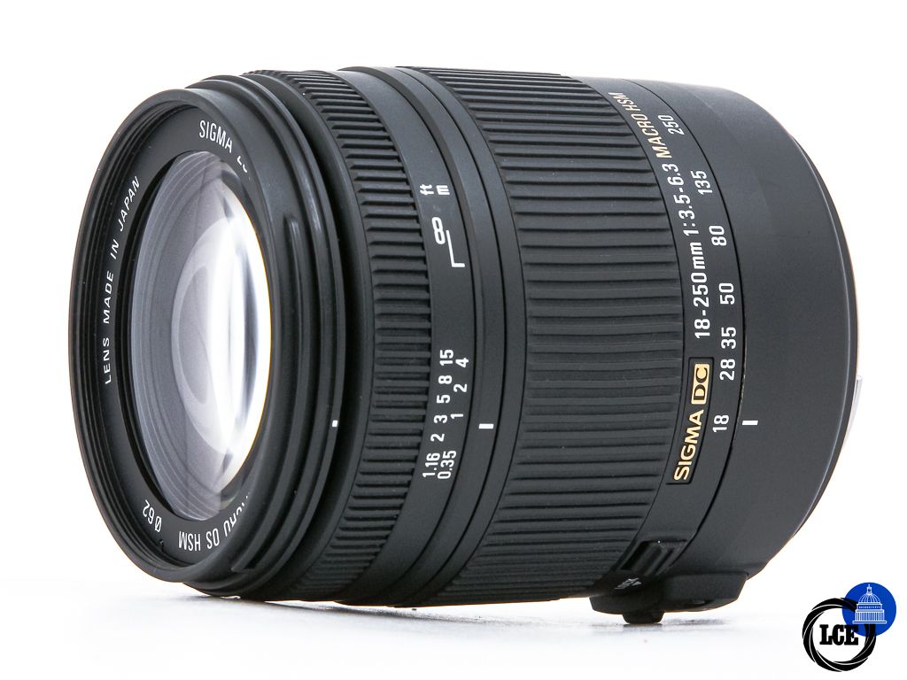 Sigma 18-250mm f3.5-6.3 Macro HSM Canon EF Mount Sigma 18-250mm f3.5-6.3 Macro HSM Canon EF Mount