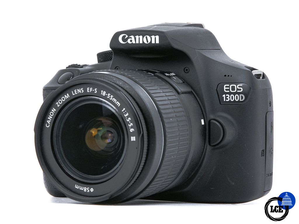 Canon EOS 1300D + 18-55mm III **1k Shutter Count** Canon EOS 1300D + 18-55mm III **1k Shutter Count**