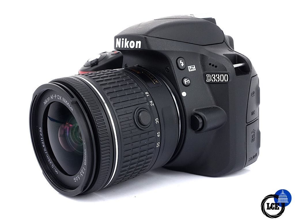 Nikon D3300 + AF-P 18-55mm F3.5-5.6G DX - Boxed | 5* Nikon D3300 + AF-P 18-55mm F3.5-5.6G DX - Boxed | 5*