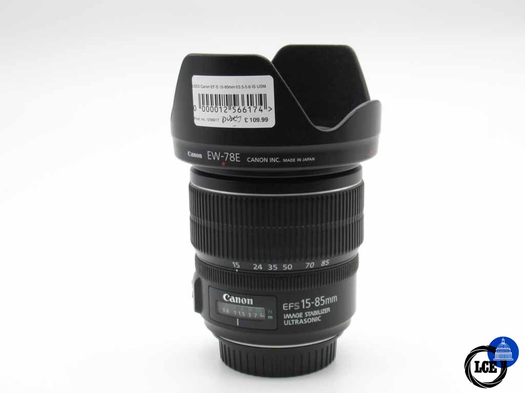 Canon EF-S 15-85mm f/3.5-5.6 IS USM 