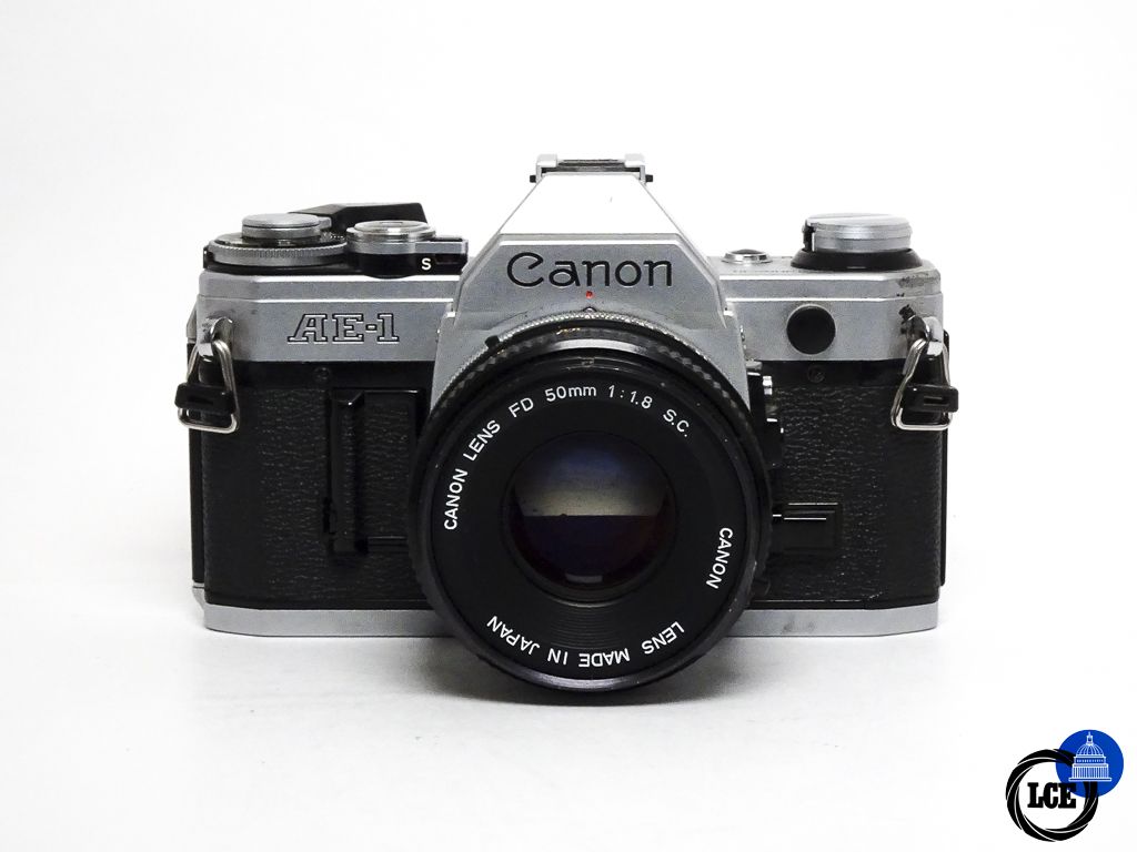 Canon AE + 50mm f/1.8 SC