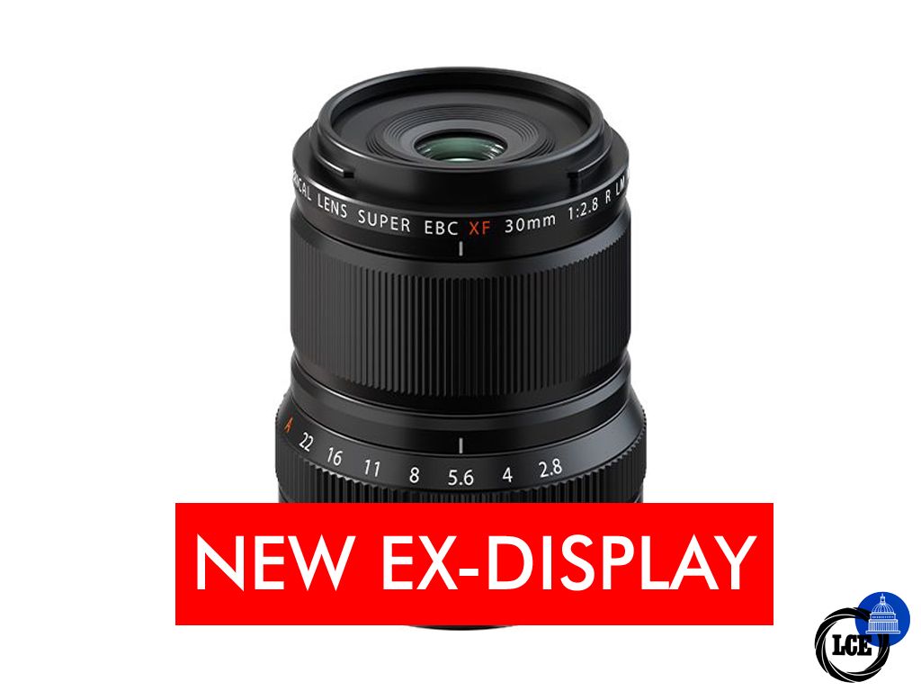 FujiFilm XF 30mm F2.8 R LM WR Macro (NEW EX-DISPLAY)