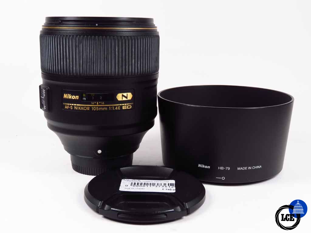 Nikon 105mm f1.4 E AFS Nano