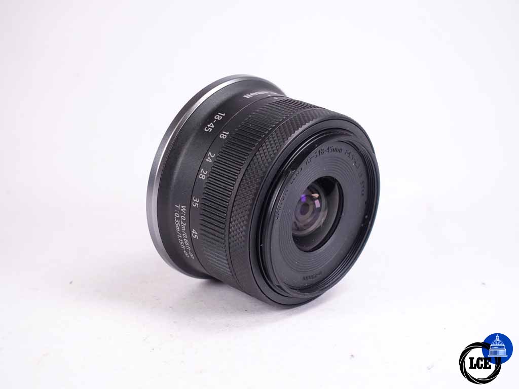 Canon RF 18-45mm f/4.5-5.6 IS STM