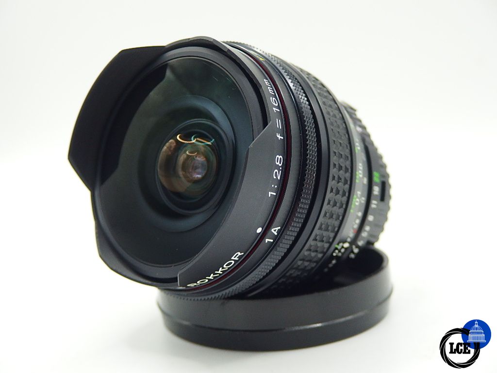 Minolta 16mm F2.8 MD Fish-Eye Rokkor