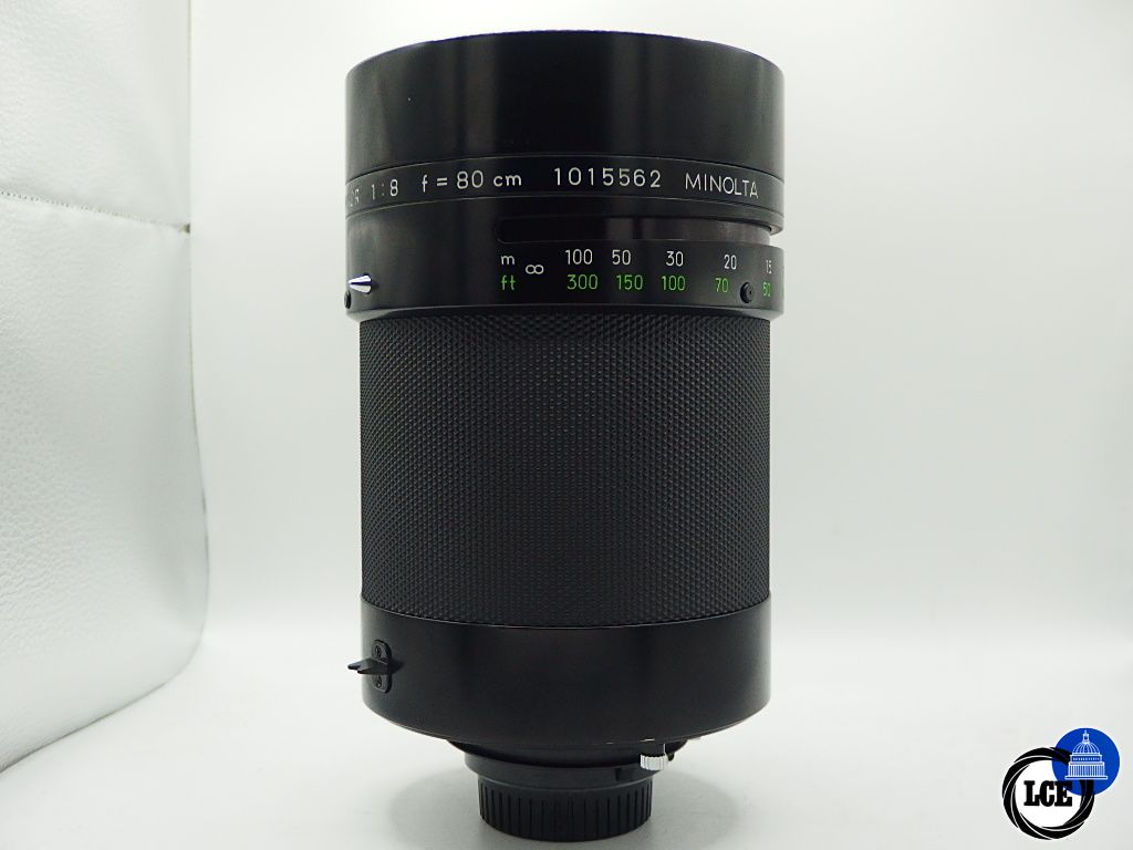 Minolta RF Rokkor 1:8 f-80cm Mirror