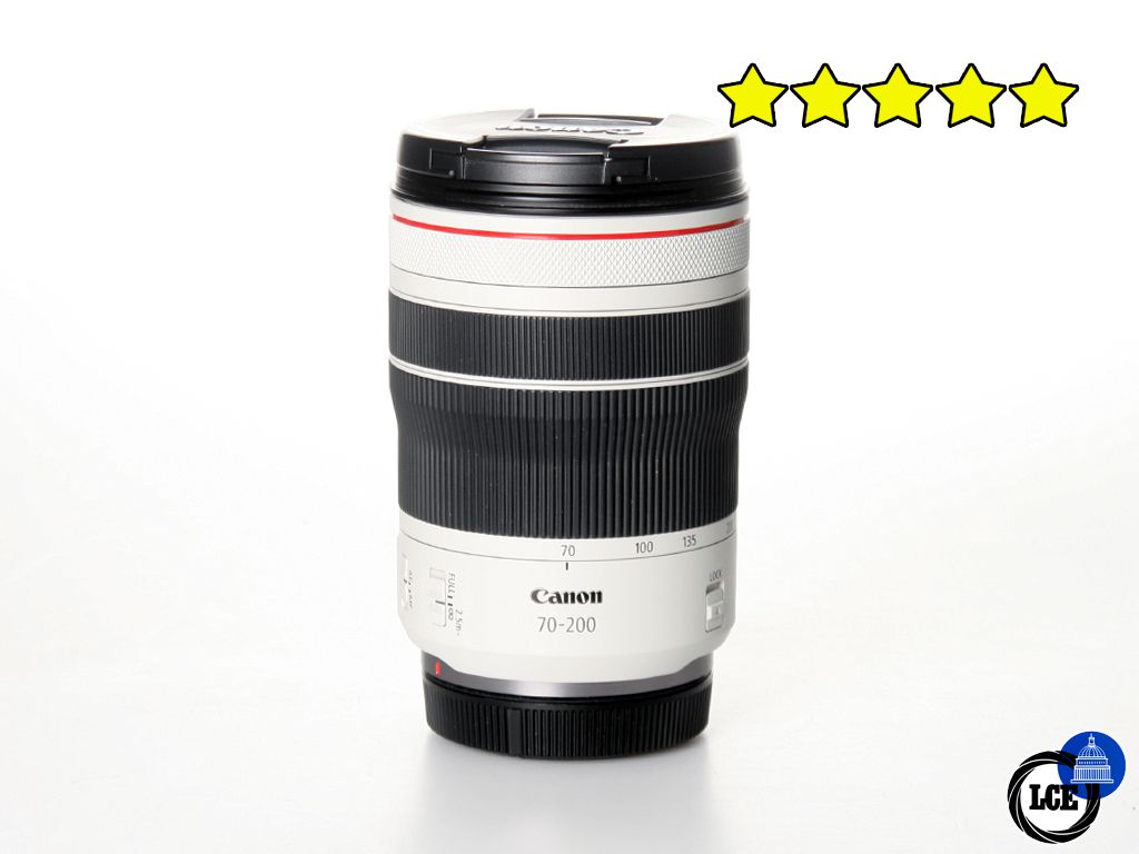 Canon RF 70-200mm F4 L IS USM (BOXED) with Case & Hood Canon RF 70-200mm F4 L IS USM (BOXED) with Case & Hood