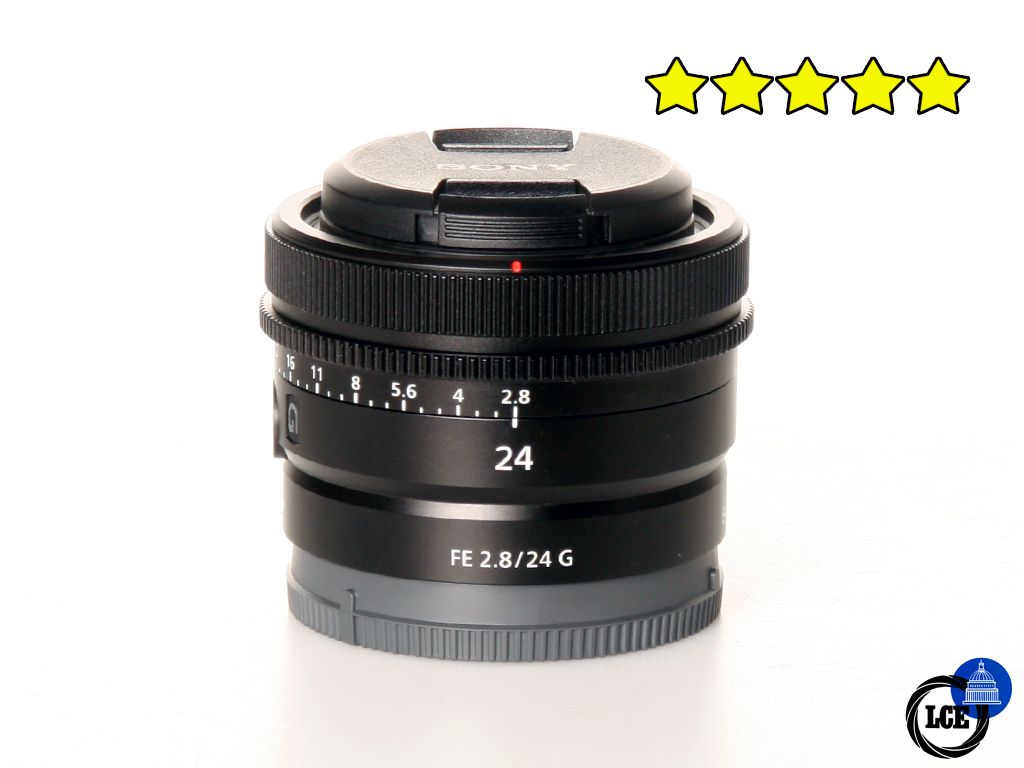 Sony FE 24mm f2.8 G (BOXED) with Hood Sony FE 24mm f2.8 G (BOXED) with Hood