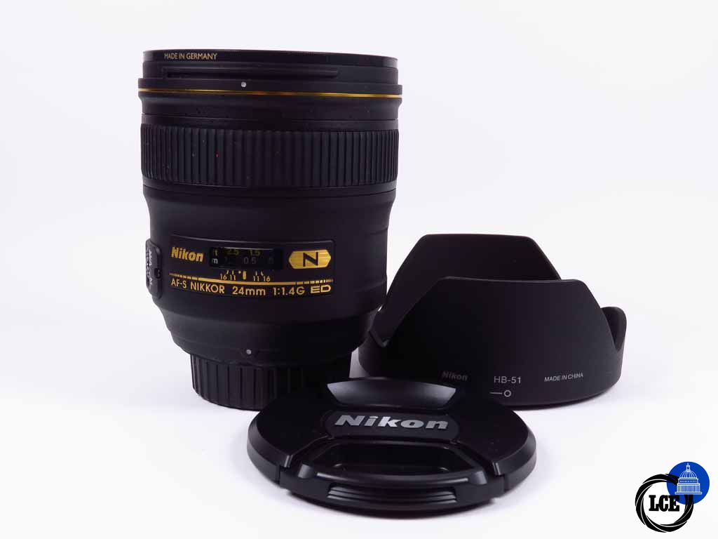 Nikon 24mm f1.4 AFS G Nno Coat ED