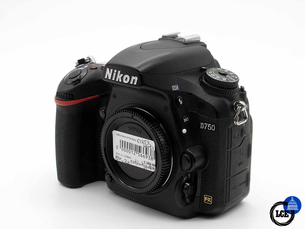 Nikon D750 Body, 67853 Shutter actuations