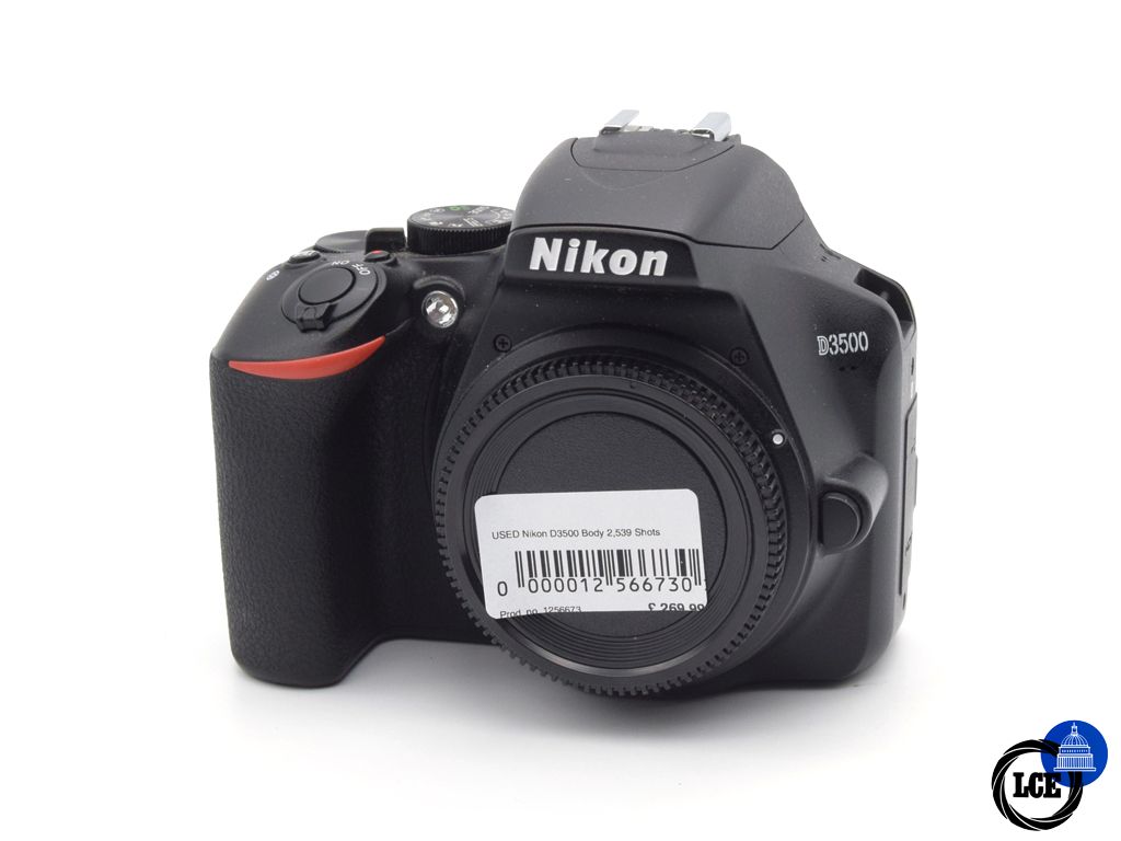 Nikon D3500 Body (2539 Shots)