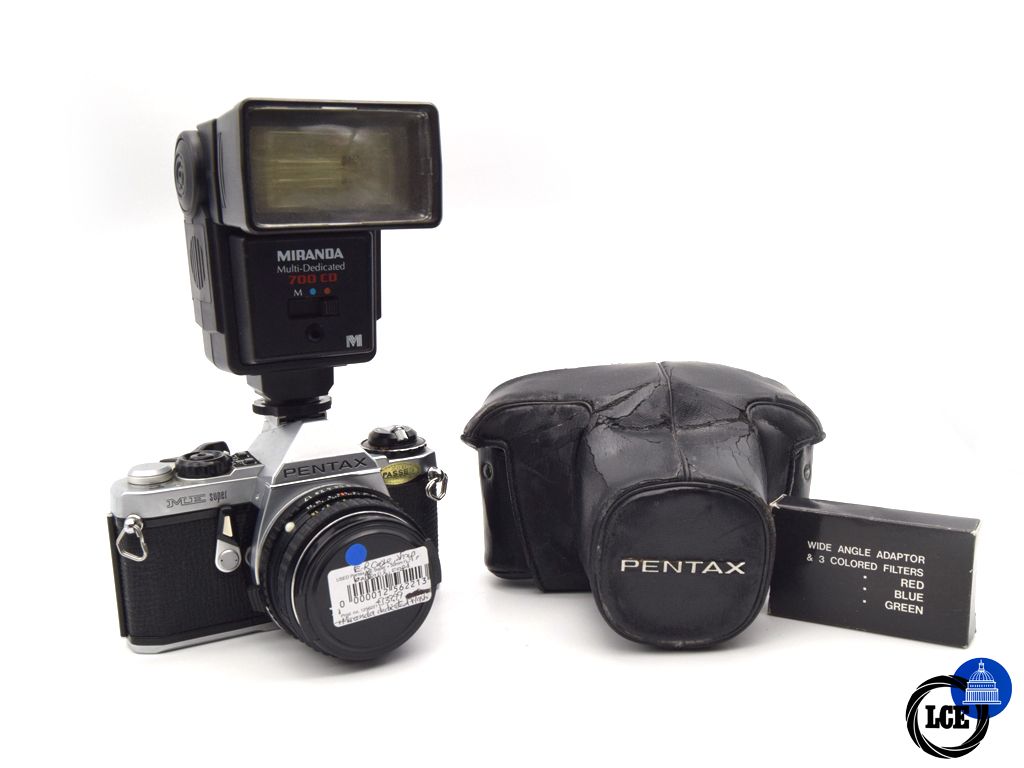 Pentax ME Super + 50mm f/1.7 + Miranda Dedicated Flash