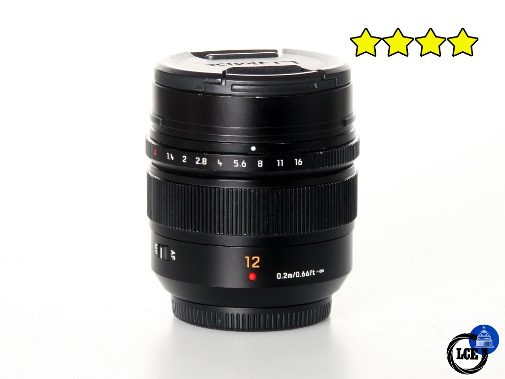 Panasonic Leica DG 12mm f1.4 Summilux ASPH