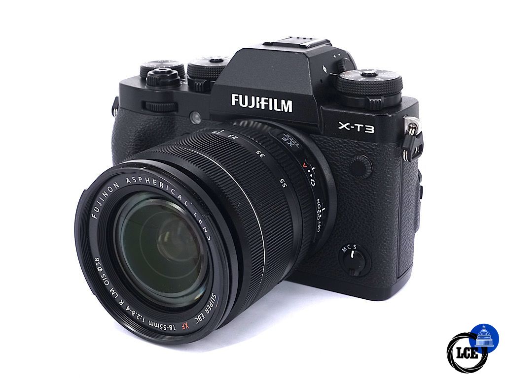 FujiFilm X-T3 Black + XF 18-55mm F2.8-4 R LM OIS - Boxed | 4*