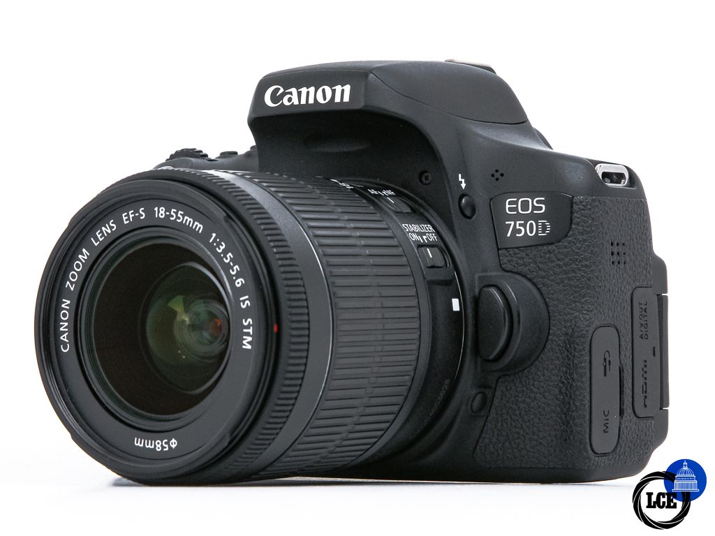 Canon EOS 750D + 18-55mm IS STM **25k Shutter Count**
