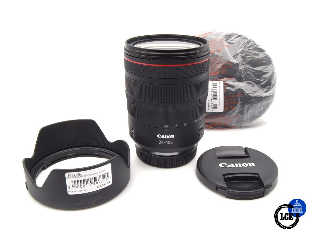 Canon RF 24-105mm f/4 L IS USM (Includes Hood + Case) Canon RF 24-105mm f/4 L IS USM (Includes Hood + Case)