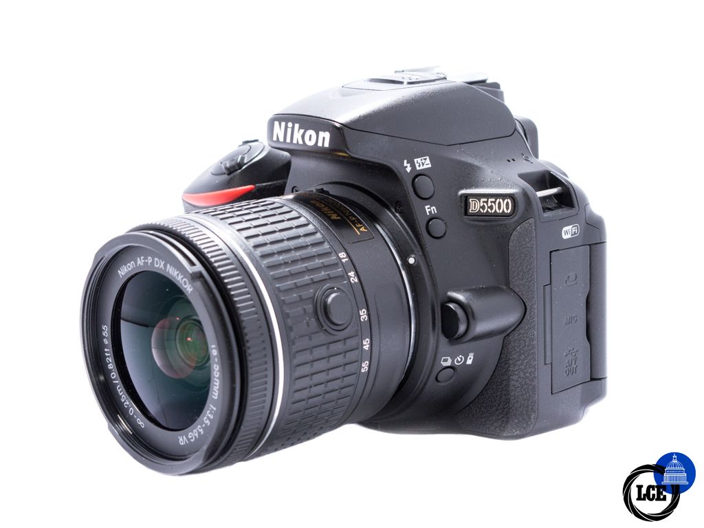 Nikon D5500 + AF-P 18-55mm f3.5-5.6 G VR *Low shutter count*