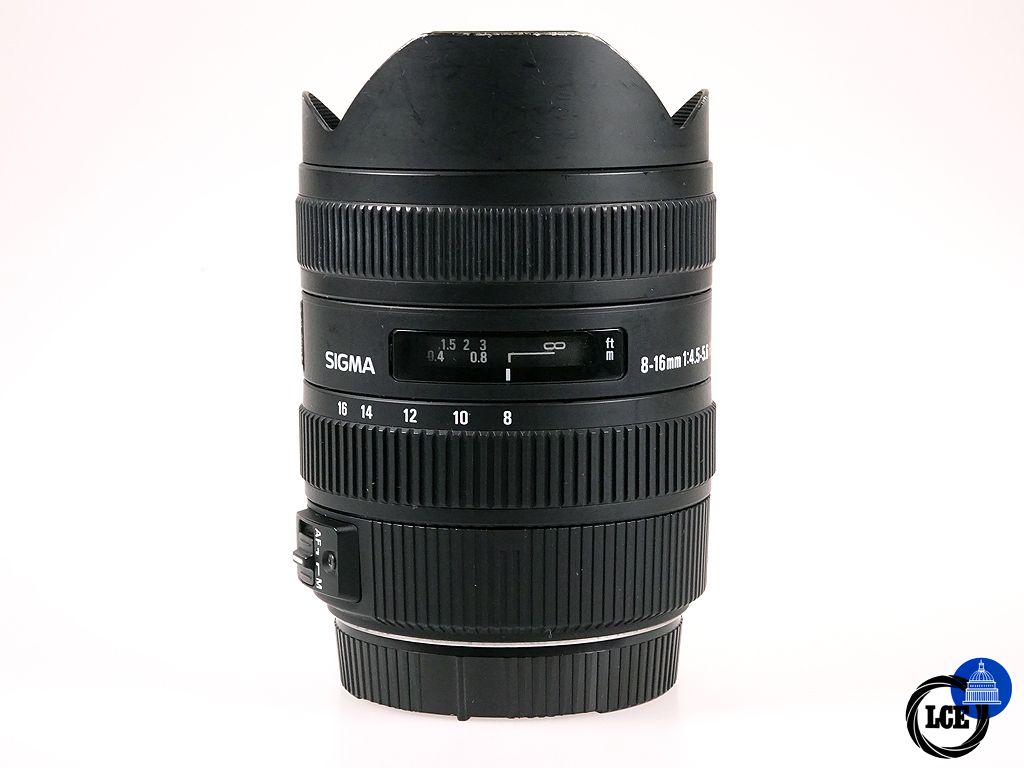 Sigma 8-16mm f4.5-5.6 DC HSM Canon fit Sigma 8-16mm f4.5-5.6 DC HSM Canon fit
