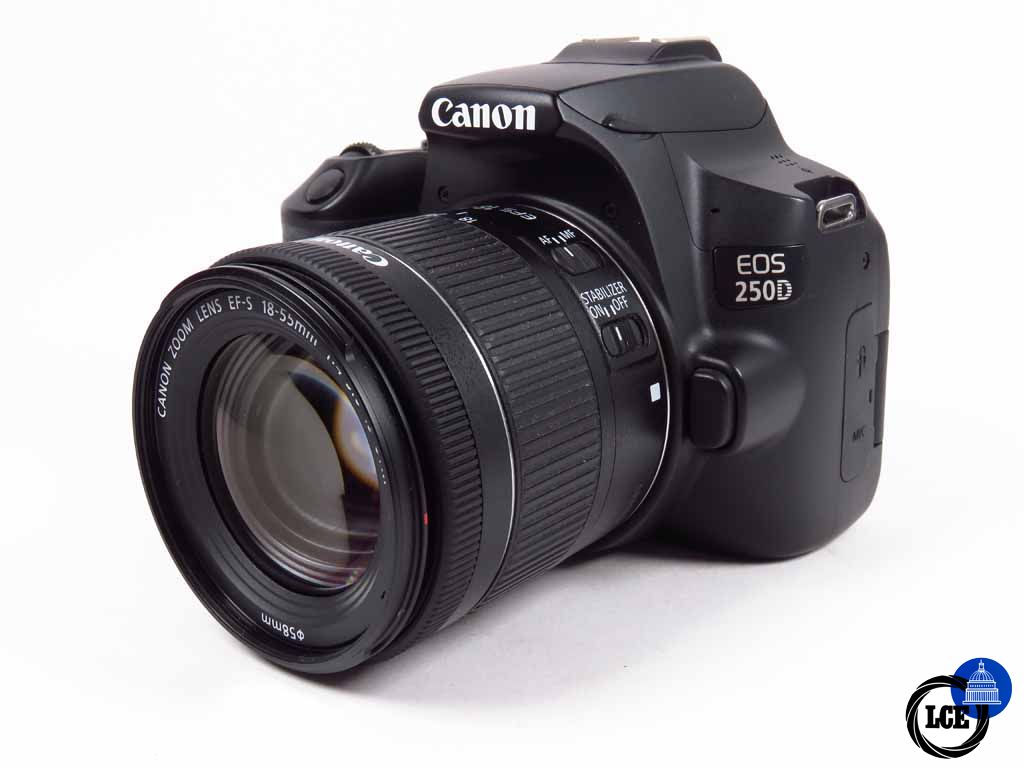 Canon EOS 250D c/w 18-55