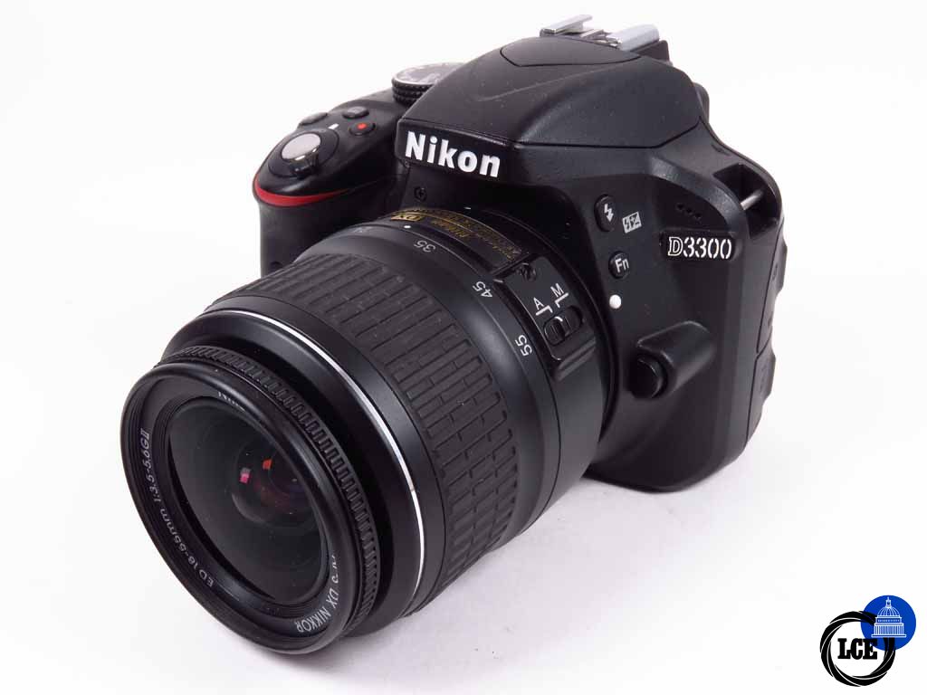 Nikon D3300 c/w 18-55