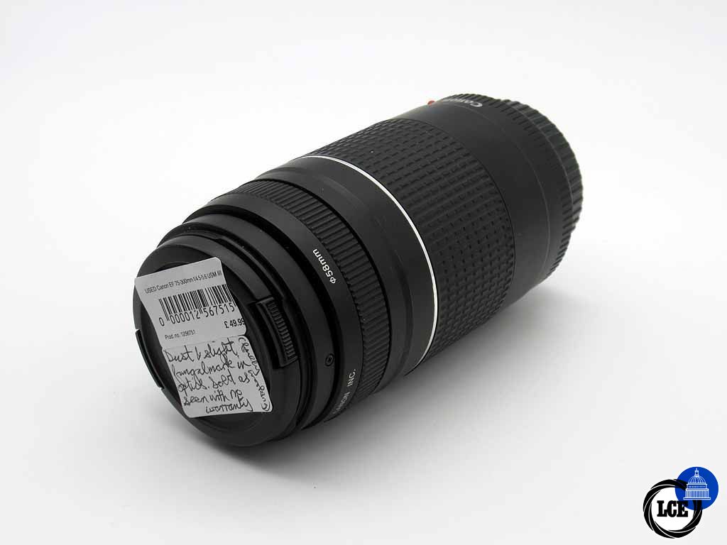 Canon EF 75-300mm f/4.5-5.6 USM III (please Read Description)