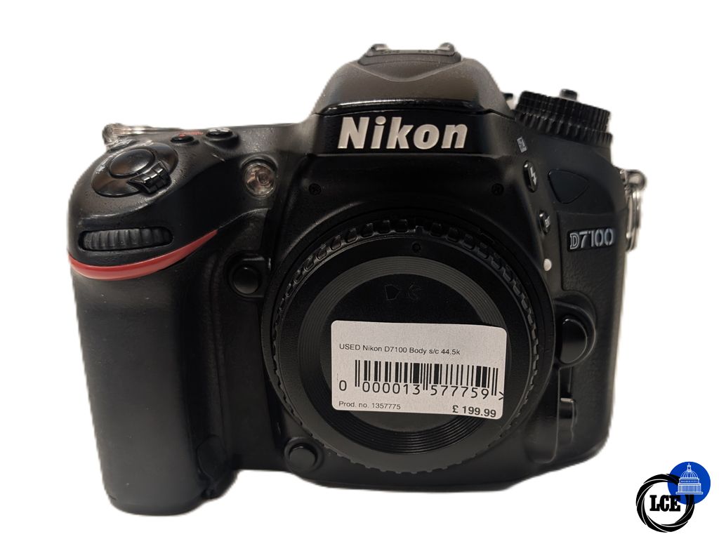 Nikon D7100 Body - 44.5k Shutter Count 