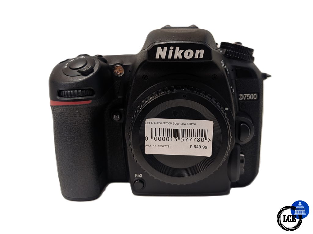 Nikon D7500 Body - Low 150 Shutter Count! 