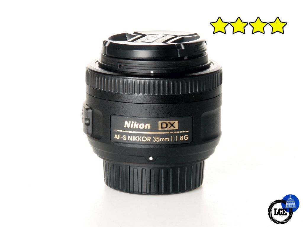 Nikon 35mm f/1.8 G AF-S DX (with Hood)